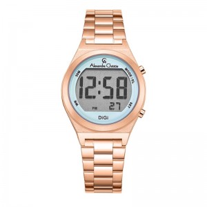 Alexandre Christie AC 9385 Rosegold Light Blue LHBRGLB